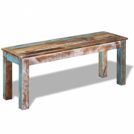 Banc 110x35x45 cm Bois de récupération massif