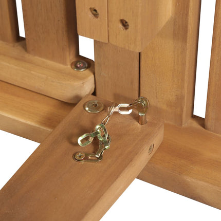 Chaise longue pliable Bois d'acacia solide