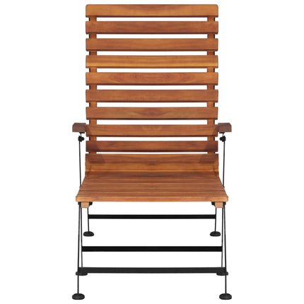 Chaise de terrasse d'extérieur Bois d'acacia solide