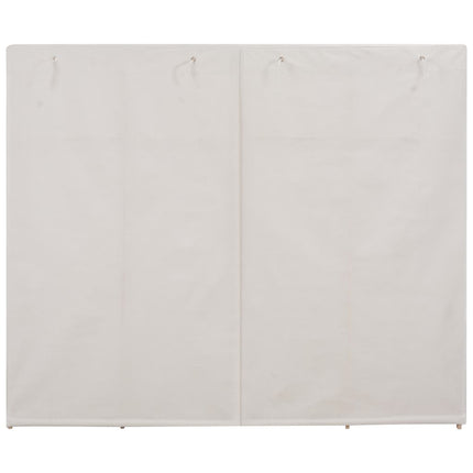Garde-robe Blanc 200 x 40 x 170 cm Tissu