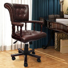 Chaise de bureau pivotante Marron