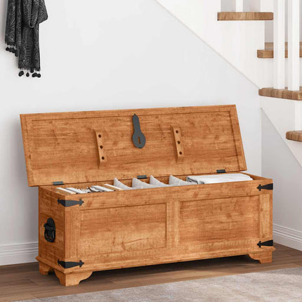 Coffre de rangement Bois de manguier brut