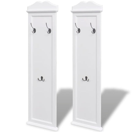 Portemanteaux 2 pcs Blanc