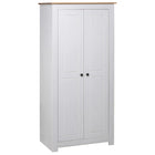 Garde-robe Blanc 80x50x171,5 cm Pin massif Assortiment Panama