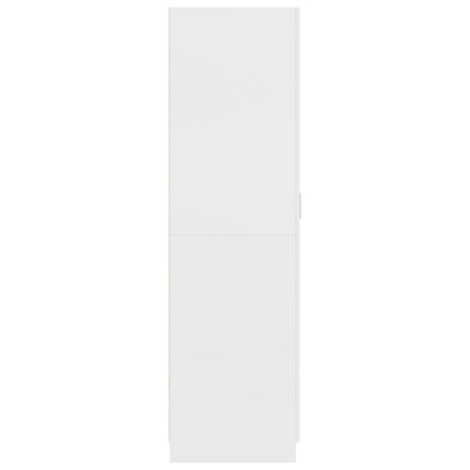 Garde-Robe 80X52X180 Cm Bois D’ingénierie Blanc