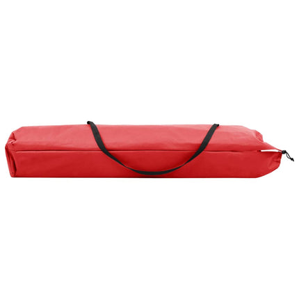Chaise longue pliable 2 places rouge Acier