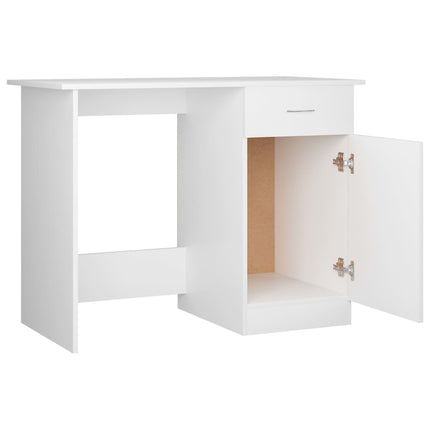 Bureau Blanc 100x50x76 cm Bois d'ingénierie