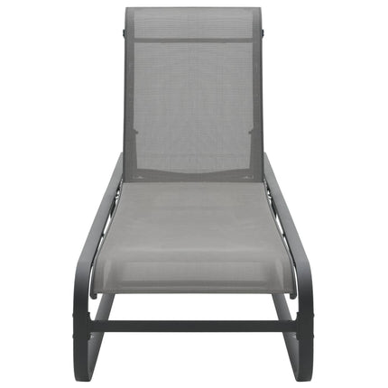 Chaise longue Aluminium et textilène