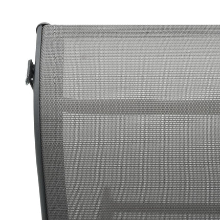 Chaise longue Aluminium et textilène