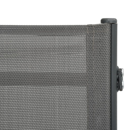 Chaises longues lot de 2 Textilène et acier