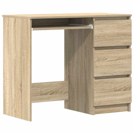 Bureau Chêne sonoma 90x45x76 cm Bois d’ingénierie