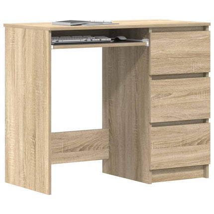 Bureau Chêne sonoma 90x45x76 cm Bois d’ingénierie