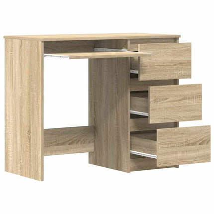Bureau Chêne sonoma 90x45x76 cm Bois d’ingénierie