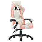 Fauteuil de jeux vidéo Rose Similicuir