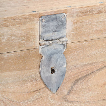 Coffre 40x40x40 cm Bois d'acacia solide