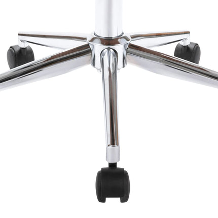 Chaise pivotante de bureau Noir Bois courbé et similicuir