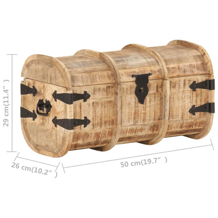Coffres de rangement 2 pcs Bois de manguier massif