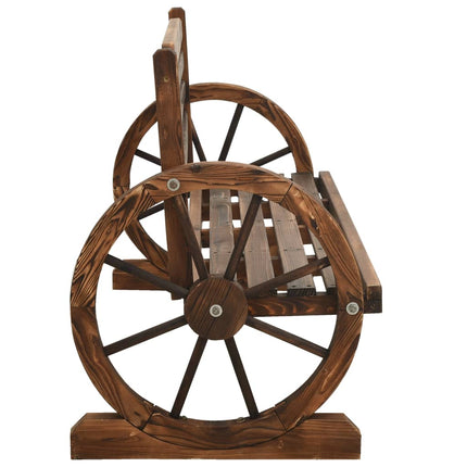 Banc de jardin 112 cm bois de sapin massif