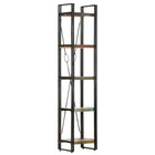 Bibliothèque 5 niveaux 40x30x180 cm Bois de récupération massif