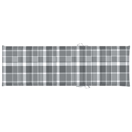 Chaise longue double avec coussins Bois de pin imprégné