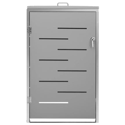 Abri pour poubelle 69x77,5x112,5 cm Inox