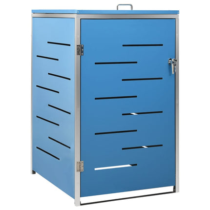 Abri pour poubelle 69x77,5x112,5 cm Inox