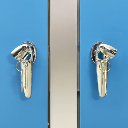 Abri pour quatre poubelles 276,5x77,5x112,5 cm Inox