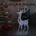 Renne de Noël XXL Acrylique 250 LED 180 cm Coloré