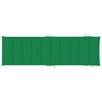 Chaises longues lot de 2 avec coussins Bois d'acacia solide