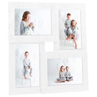 Collage de cadres photo pour photo de 4x(10x15 cm) Blanc MDF