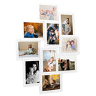 Collage de cadres photo pour photo de 10x(13x18 cm) Blanc MDF