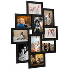 Collage de cadres photo pour photo de 10x(13x18 cm) Noir MDF