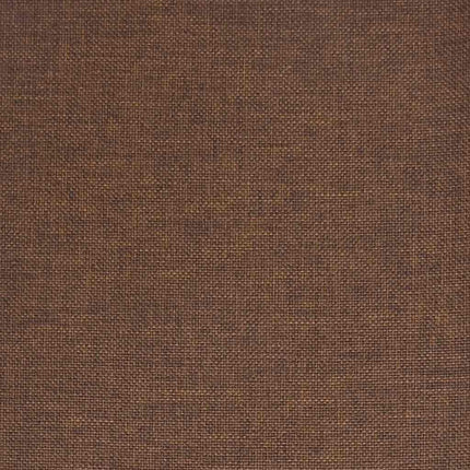 Tabourets de bar lot de 2 marron tissu