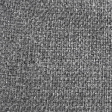 Chaise pivotante de bureau Gris clair Tissu