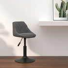 Tabouret De Bar Velours Gris foncé 1