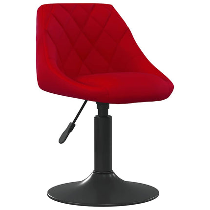 Tabouret De Bar Velours Rouge bordeaux 1