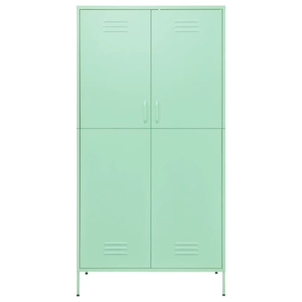 Garde-robe Vert menthe 90x50x180 cm Acier