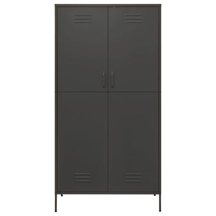 Garde-robe Anthracite 90x50x180 cm Acier