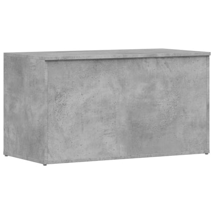 Coffre De Rangement Bois D'ingénierie Gris béton 1 84 x 42 x 46 cm