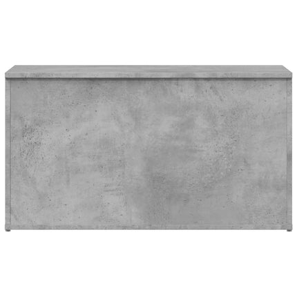Coffre De Rangement Bois D'ingénierie Gris béton 1 84 x 42 x 46 cm