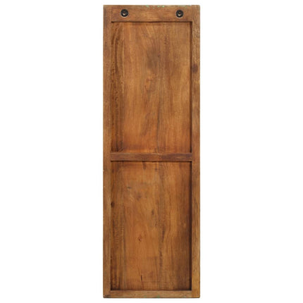 Porte-manteau mural 2pcs 36x3x110cm Bois massif de récupération