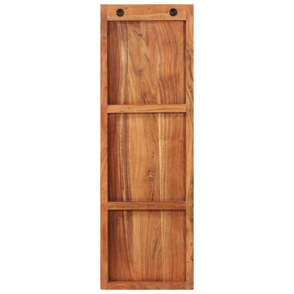 Porte-manteaux muraux 2 pcs 36x3x110 cm Bois d'acacia massif