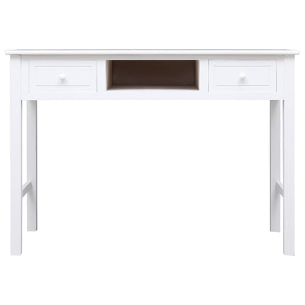 Buffet Blanc 108x45x76 cm Bois de Paulownia massif