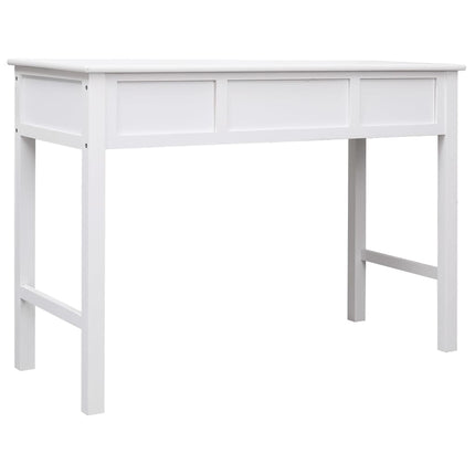 Buffet Blanc 108x45x76 cm Bois de Paulownia massif