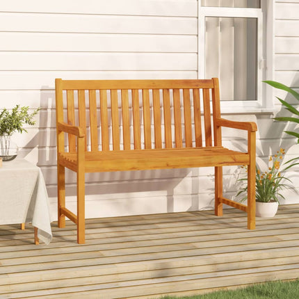 Banc De Jardin 110 Cm Bois D'acacia Solide 110 x 55.5 x 90 cm