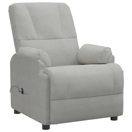 Fauteuil inclinable Gris clair Similicuir daim