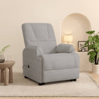 Fauteuil inclinable Gris clair Similicuir daim