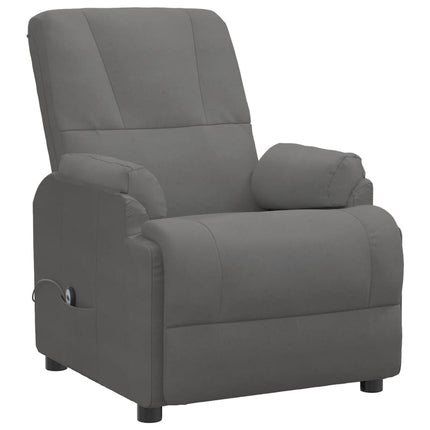 Fauteuil inclinable Gris foncé Similicuir daim