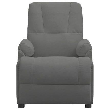 Fauteuil inclinable Gris foncé Similicuir daim