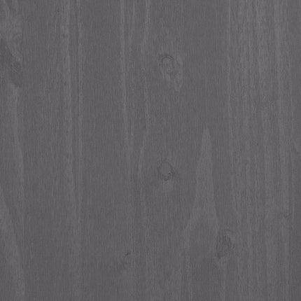 Garde-robe HAMAR Gris clair 89x50x180 cm Bois massif de pin